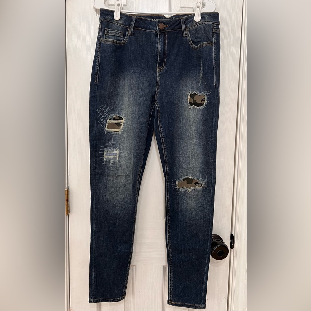 Lane Bryant Dark Blue Skinny Jeans